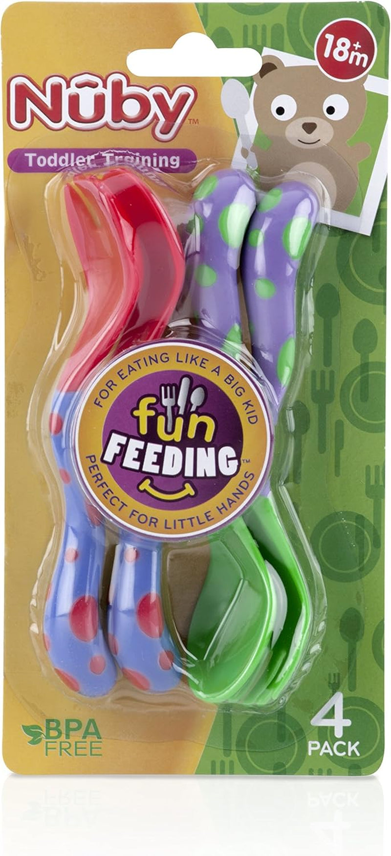 Spoons and Forks , Colors May Vary, 4 Count