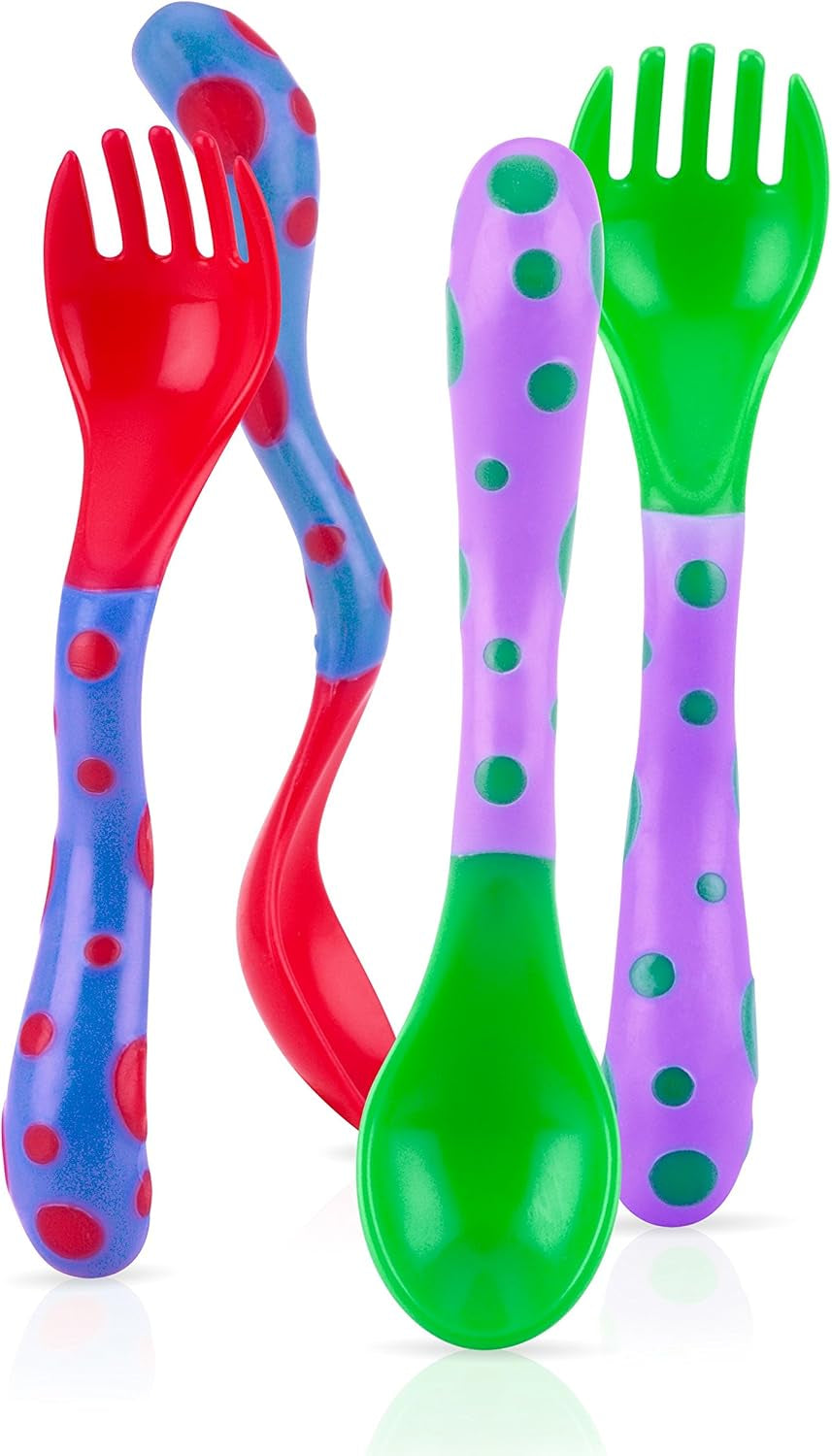 Spoons and Forks , Colors May Vary, 4 Count