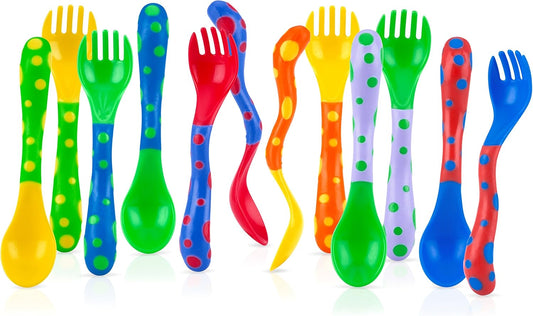 Spoons and Forks , Colors May Vary, 4 Count