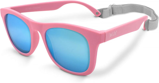 Baby Toddler Kids’ Flexible UV-400 Polarized Sun-Glasses with Strap for Girls Boys